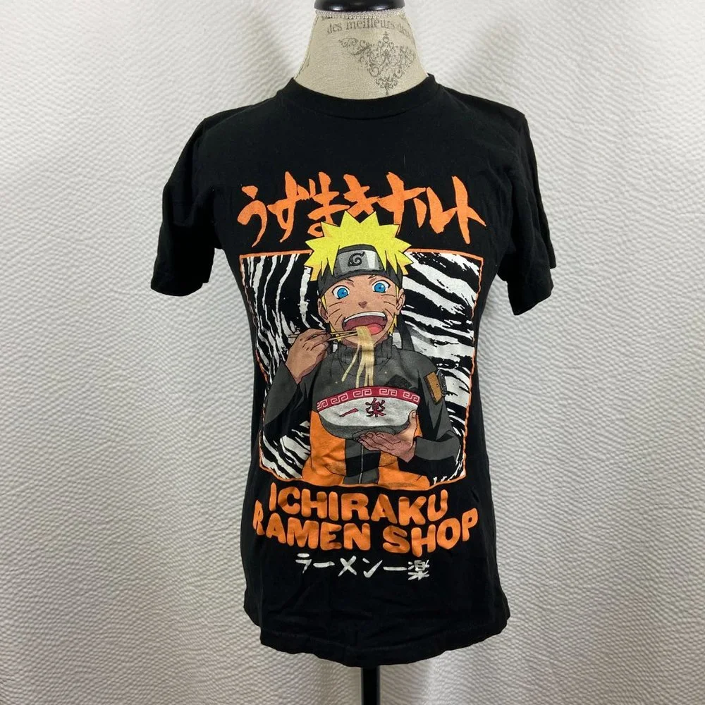 Vintage Naruto Shippuden Collection Ichiraku Ramen Shop T shirt 2002 Anime - Picture 2 of 7